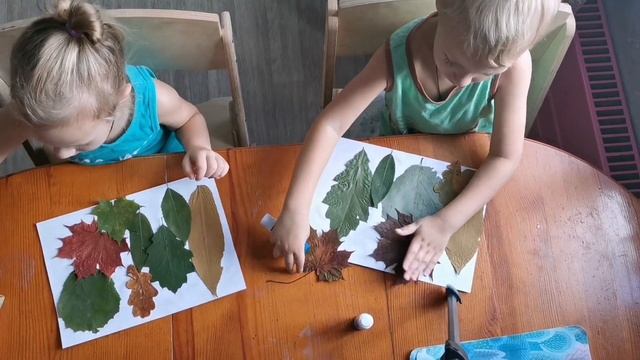 Аппликация Осенний лес.