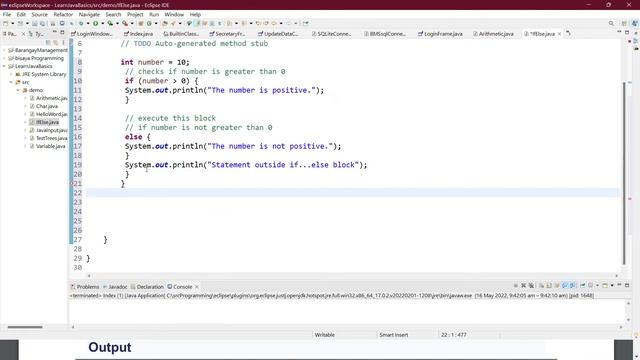 Learn Java Language Series #9 - Java if else Statement - Bisaya Programming