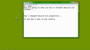 How to disable Recycle bin in windows