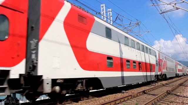 АДЛЕР. ПОЕЗДА, море, горы. Часть 2 - Солнечное ветреное утро смотреть онлайн