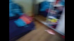 Оставили собаку лабрадора одного дома. We left a Guilty dog labrador alone at home