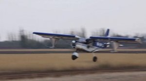 Взлёт самолёта СП-30 с грунтовой дороги