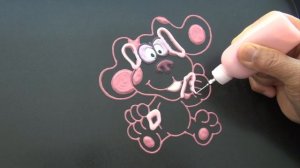 Blue's Clues Pancake Art - Blue, Magenta, Shovel & Pail