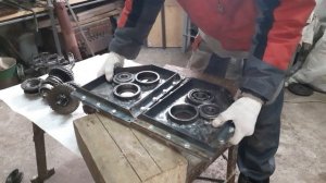 Часть 2. Реверс редуктор самодельный из шестеренок и валов раздатки Нивы.