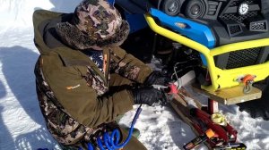 Замена передних тормозных колодок РМ 800 duo eps | КВАДРОДВОР