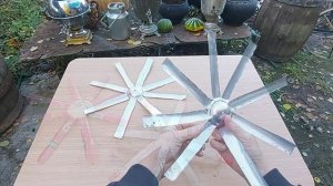 Ветряк из двух алюминиевых банок своими руками! Как избавитьэся от птиц.