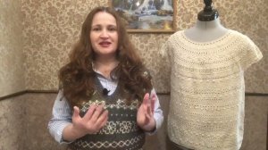 Мои вязальные будни. Джемпер из буретного шелка / хлопковый топ / носочки / скатерть.