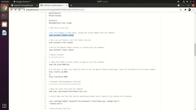 I Will Do Install & Configure Apache Tomcat 9.0.48 In Linux|Apache Tomcat смотреть онлайн