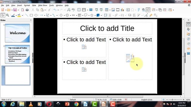 How To Create a libreoffice impress Presentation ??