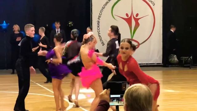 Gomel Open 2019 Александр Губейко - Мария Хаткевич Юниоры 2 Джайв смотреть онлайн