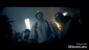 Eminem читает рэп на русском