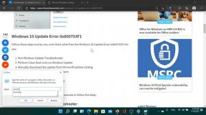 Fix Windows Update Error 0x800703F1