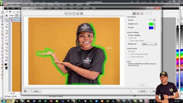 How To Remove and Edit Image Background in #CorelDraw