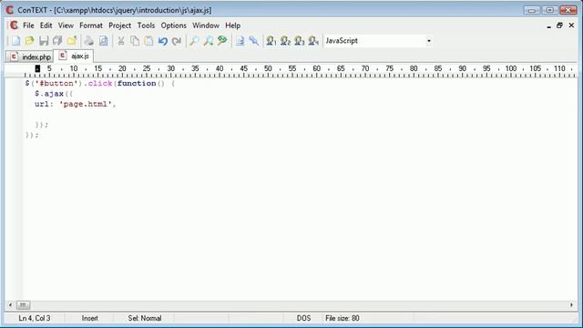 jQuery Tutorial - 101 - AJAX Load