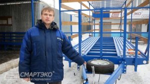 Трёхосный прицеп-автовоз (811358)