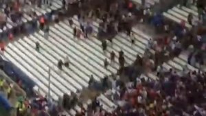 Болельщики России прорвались в сектор англичан