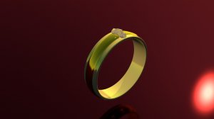 Моделирование кольца в Синема 4Д туториал