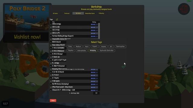 Poly Bridge My best bridges смотреть онлайн