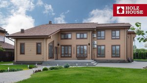 Дом из клееного бруса от Holz House по проекту Прованс
