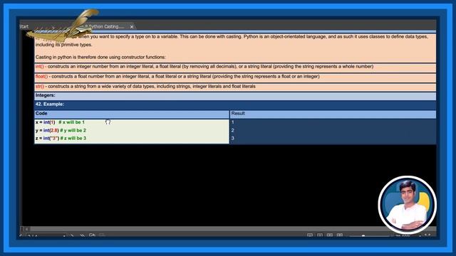 Learn Python Complete Course | Step By Step | Casting | By: Ponnuri Gopie Krishna | Part - 8 смотреть онлайн