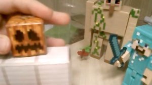 ОБЗОР НА ФИГУРКИ МАЙНКРАФТ!!! ГОЛЕМ СТИВ И КОЕ ЧТО ЕЩЕ!!!