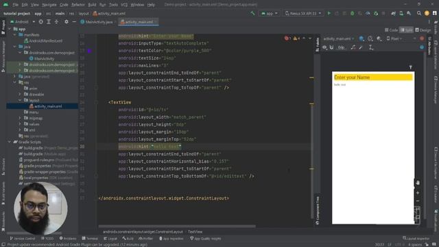 Step by Step Guide to Android EditText | Android Bangla Tutorial  | Code With Golam Kibrea - 21
