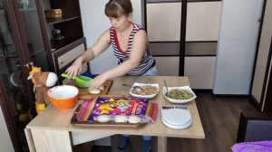 Плацинды с картошкой, капустой и яблоками