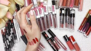 МОЯ КОЛЛЕКЦИЯ ПОМАД. БЛЕСКИ. МАТОВЫЕ ПОМАДЫ. КАРАНДАШИ ДЛЯ ГУБ. ЛЮКС. БЕЛАРУССКАЯ КОСМЕТИКА