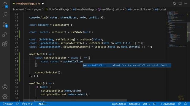 144. Add Web Sockets to React || Full Stack React Development || #react #reactjs