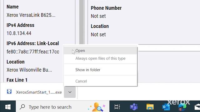 Xerox® VersaLink® C415 Color Multifunction - Install Print Drivers for a Windows Network Printer смотреть онлайн