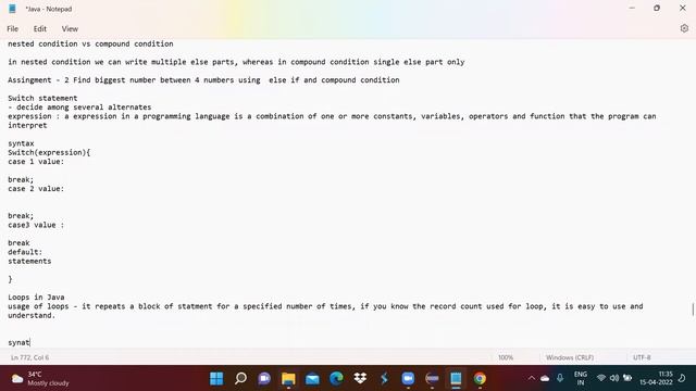 #5. Conditional and Loop Statements in Java смотреть онлайн