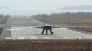 Take off MiG-31BM interceptor.