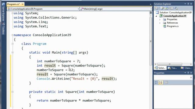 Why Write Methods? A video on CSharp Programming