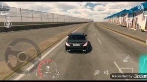 мерседес банан в кар паркинге