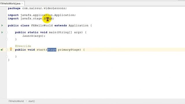 01. JavaFX. Первое приложение. смотреть онлайн