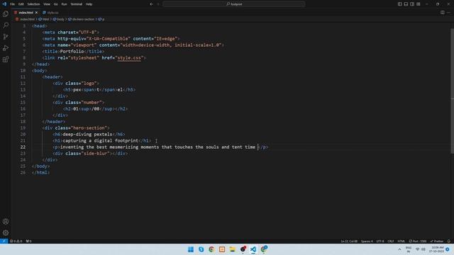 Modern Hero Section design in HTML CSS || Modern Banner Coding || HTML CSS only
