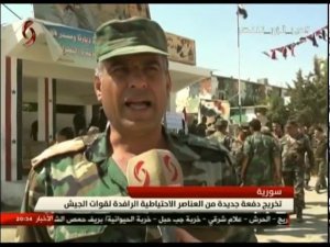 Выпуск солдат САА в Дамаске