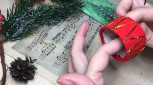 Барабан из картона.Новогодний декор.МК. Щелкунчик из дерева.#барабан #щелкунчик