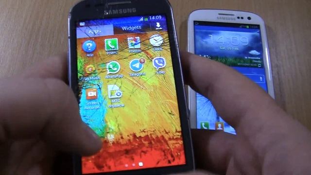 Samsung S3 Mini VE Over the Horizon Incoming call &Samsung Galaxy S3 White Outgoing call смотреть онлайн
