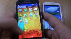 Samsung S3 Mini VE Over the Horizon  Incoming call &Samsung Galaxy S3  White   Outgoing call