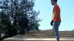 Монтаж ферм на МЗП.Черничное день 1 2