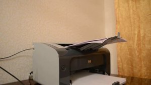 Демонстрация принтера HP LaserJet P1102s
