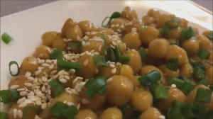 Горох нут в соусе на кокосовом масле