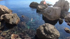 Симеиз, Нудистский пляж. Самый красивый подводный мир в Крыму.
