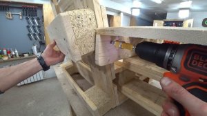 Мебель из поддонов | Мастер класс для начинающих с BLACK&DECKER | легко своими руками