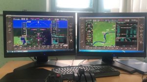 Garmin 1000 заход GPS ILS
