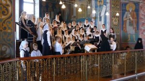 Хор православной школы Серафимо-Дивеевского монастыря. Дивеево