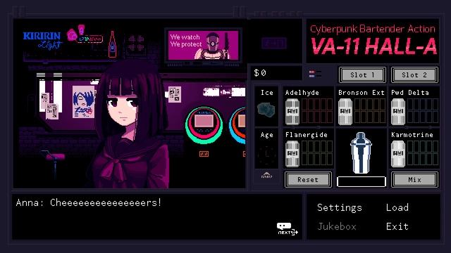 VA-11 Hall-A: Cyberpunk Bartender Action - Anna: Demo + Epilogue смотреть онлайн