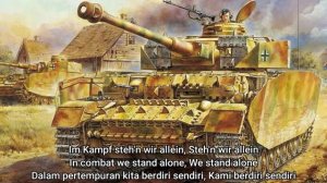 Panzerlied  Hearts of iron 4 version    German march song   with German, English, Indonesia lyrics