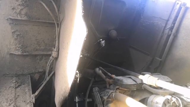 маз 5551 травит воздух, кран подъема кузова (платформы). смотреть онлайн